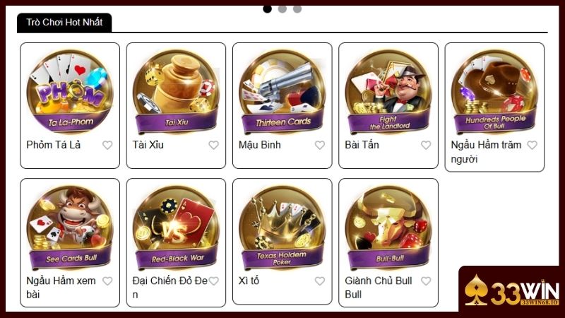 Game bài 33WIN – Sân chơi đẳng cấp dành cho những cao thủ thực thụ 1 Quyền lợi nhận được từ game bài 33WIN